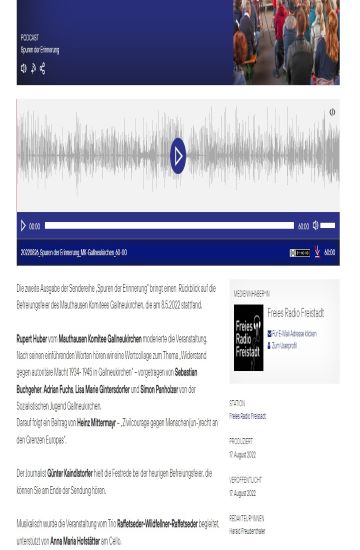 freies radio freistadt mauthausen komitee gallneukirchen