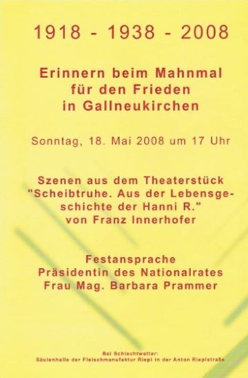 Mauthausen Komitee Gallneukirchen 9Mai 2008