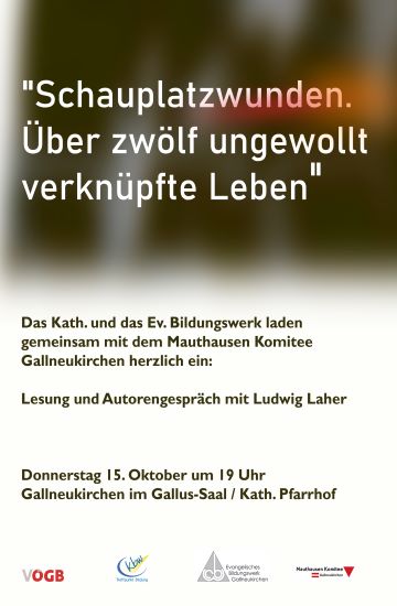 Lesung und Autorengespräch 15Oktober 2020 Mauthausen Komitee Gallneukirchen
