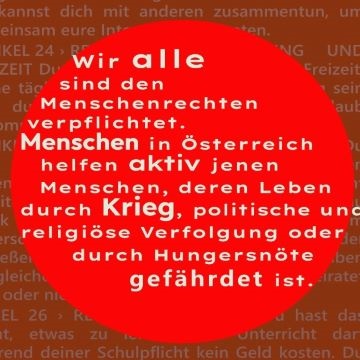Wir alle sind den Menschenrechte verpflichtet