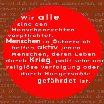 Wir alle sind den Menschenrechte verpflichtet